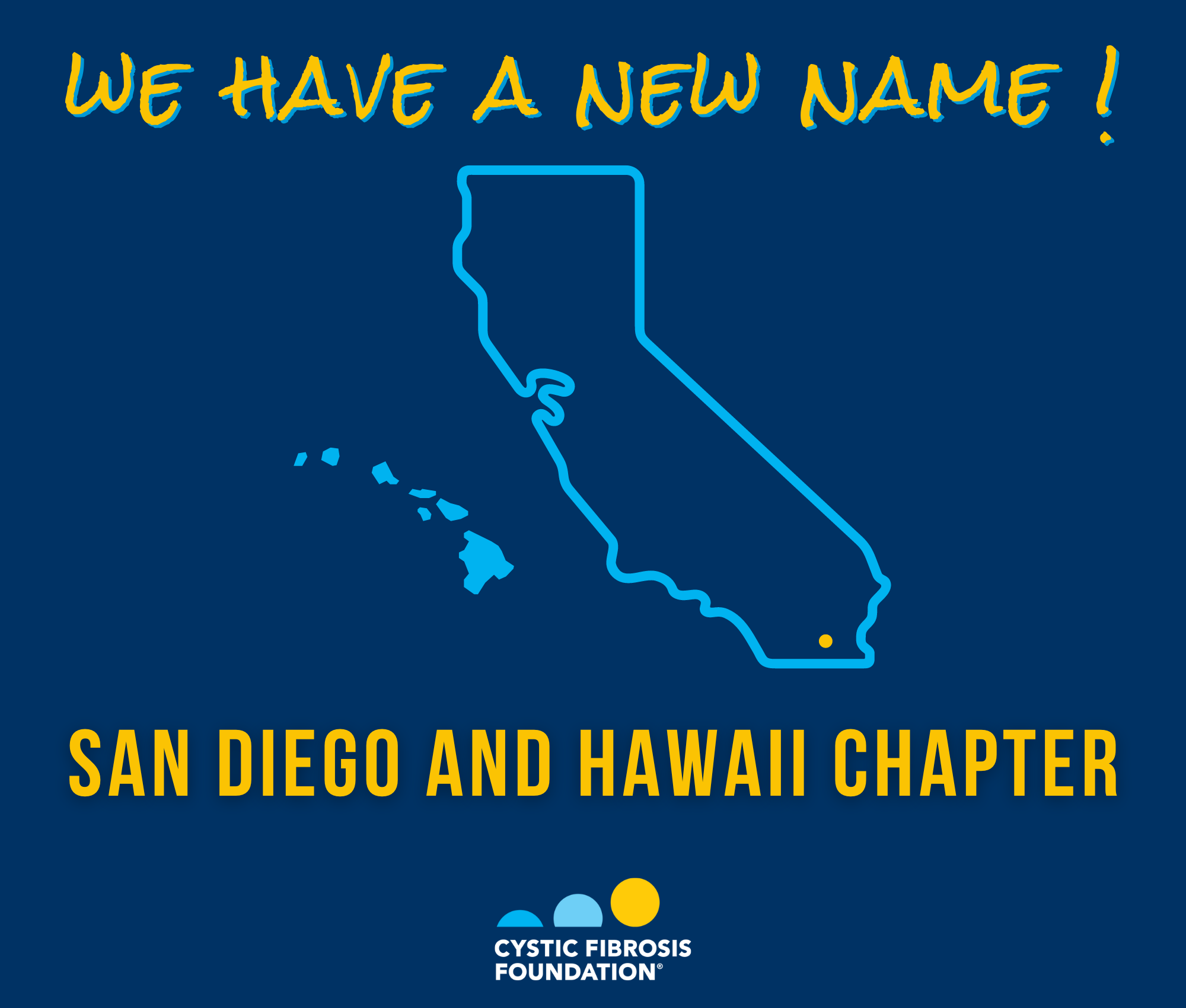 We have a new name! San Diego and Hawaii Chapter
